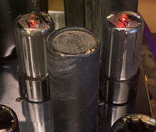 Load image into Gallery viewer, Matched Pair Sylvania 6V6 6V6GT Vacuum Tubes Valves Silver And Gray