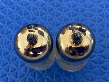 Load image into Gallery viewer, Matched Pair Westinghouse 12AU7 12AU7A ECC82 Black Plate Vacuum Tubes Valves