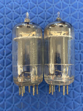 Load image into Gallery viewer, Matched Pair RCA 12AU7 12AU7A ECC82 Black Plate Vacuum Tubes Valves