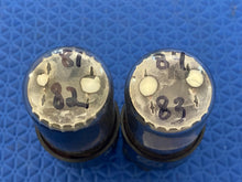 Load image into Gallery viewer, Matched Pair General Electric GE 12SN7 12SN7GT Vacuum Tubes Valves Copper Support Rods NOS-Testing