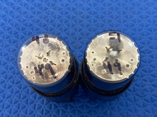 Load image into Gallery viewer, Matched Pair General Electric GE 6X5 6X5GT Black Plate Vacuum Tubes Valves Rectifiers