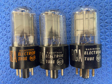 Load image into Gallery viewer, 3 RCA 6X5 6X5GT Vacuum Tubes Rectifiers Lot Of Three