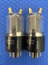 Load image into Gallery viewer, Matched Pair Ken-Rad 2C22 JANCKR2C22 7193 Vacuum Tubes Valves Milspec Black Plate NOS NIB