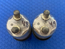 Load image into Gallery viewer, Matched Pair Ken-Rad 2C22 JANCKR2C22 7193 Vacuum Tubes Valves Milspec Black Plate NOS NIB