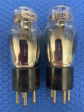Load image into Gallery viewer, Matched Pair RCA Radiotron Number / Type 76 #76 Vacuum Tubes Valves