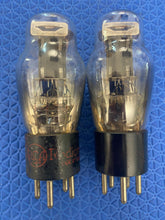 Load image into Gallery viewer, Matched Pair RCA Radiotron Number / Type 76 #76 Vacuum Tubes Valves