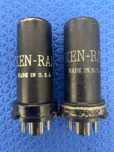 Load image into Gallery viewer, Matched Pair Ken-Rad 6N7 Vacuum Tubes Valves NOS-Testing