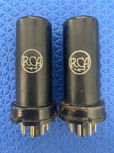 Load image into Gallery viewer, Matched Pair RCA 6N7 Vacuum Tubes Valves