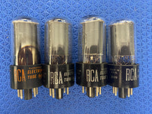 Load image into Gallery viewer, 4 RCA 12L6 12L6GT Vacuum Tubes Lot Of Four
