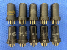 Load image into Gallery viewer, 10 General Electric GE 6SA7 Vacuum Tubes Valves Lot Of Ten