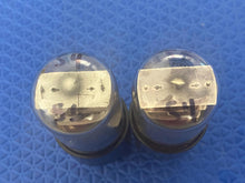 Load image into Gallery viewer, Matched Pair Sylvania 6X5 6X5GT Black Plate Vacuum Tubes Valves Rectifiers