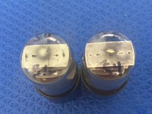 Load image into Gallery viewer, Matched Pair Sylvania 6X5 6X5GT Black Plate Vacuum Tubes Valves Rectifiers