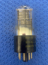 Load image into Gallery viewer, Sylvania 6X5 6X5GT Black Plate Vacuum Tube Valve Rectifier