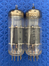 Load image into Gallery viewer, Matched Pair Toshiba 8FQ7 8CG7 6FQ7 6CG7 Vacuum Tubes Valves Copper Support Rods