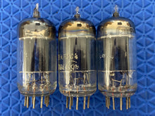 Load image into Gallery viewer, 3 RCA 12AU7 12AU7A ECC82 Black Plate Vacuum Tubes Lot Of Three