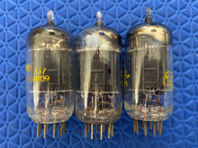 Load image into Gallery viewer, 3 Westinghouse 12AU7 12AU7A ECC82 Black Plate Vacuum Tubes Valves Lot Of Three