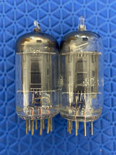 Load image into Gallery viewer, Matched Pair RCA 12AU7 ECC82 Black Plate Vacuum Tubes Valves