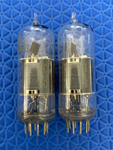 Load image into Gallery viewer, Matched Pair RCA Clear Top 12HG7 12BY7 Vacuum Tubes NOS-Testing