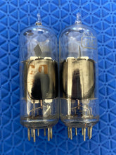 Load image into Gallery viewer, Matched Pair RCA Clear Top 12HG7 12BY7 Vacuum Tubes NOS-Testing