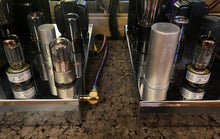 Load image into Gallery viewer, 3 RCA Black Plate 6CG7 6FQ7 Vacuum Tubes With Shields Lot Of Three