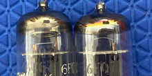 Load image into Gallery viewer, Matched Pair General Electric GE 6FQ7 / 6CG7 Vacuum Tubes Valves NOS NIB Copper Support Rods Top Filaments