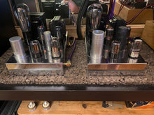 Load image into Gallery viewer, Matched Pair RCA 6SN7 6SN7GTA Black Plate Vacuum Tubes Valves Copper Support Rods NOS-Testing