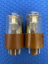 Load image into Gallery viewer, Matched Pair Chatham Electronics 6H6 JAN-CAHG-6H6-WGT Micanol Base Milspec Vacuum Tubes Valves