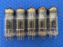 Load image into Gallery viewer, 5 Toshiba 8FQ7 8CG7 6FQ7 6CG7 Vacuum Tubes Copper Support Rods Lot Of Five