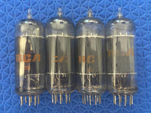 Load image into Gallery viewer, Matched Quad RCA 6FQ7 / 6CG7 Vacuum Tubes