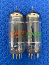 Load image into Gallery viewer, Matched Pair Sylvania 6CG7 6FQ7 Vacuum Tubes Valves NOS-Testing