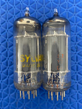 Load image into Gallery viewer, Matched Pair Sylvania 6CG7 6FQ7 Vacuum Tubes Valves NOS-Testing