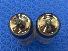 Load image into Gallery viewer, Matched Pair General Electric GE 12B4 12B4A Vacuum Tubes Valves Black Plates Copper Support Rods