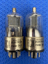 Load image into Gallery viewer, 2 RCA 12Q7 12Q7GT Vacuum Tubes Valves NOS NIB Lot Of Two