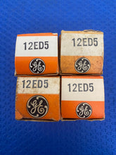 Load image into Gallery viewer, 4 General Electric GE 12ED5 Vacuum Tubes Valves NOS NIB Lot Of Four