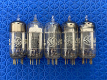 Load image into Gallery viewer, 5 General Electric GE 12AV6 Vacuum Tubes Valves NOS NIB Lot Of Five