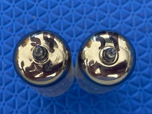 Load image into Gallery viewer, Matched Pair Sylvania Black Plate 12BY7 12BY7A Vacuum Tubes Valves