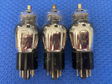 Load image into Gallery viewer, 3 Sylvania 12Q7 12Q7G Vacuum Tubes Valves NOS NIB Shoulder / ST-Shape Lot Of Three