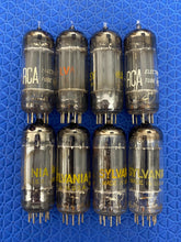 Load image into Gallery viewer, 8 Sylvania 6CG7 6FQ7 Vacuum Tubes Lot Of Eight