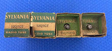 Load image into Gallery viewer, 4 Sylvania 12Q7 12Q7GT Vacuum Tubes Valves NOS NIB Lot Of Four