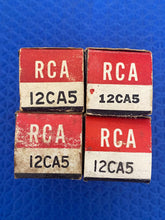 Load image into Gallery viewer, 4 RCA 12CA5 Vacuum Tubes Valves NOS NIB Lot Of Four