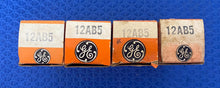 Load image into Gallery viewer, 4 General Electric GE 12AB5 Vacuum Tubes NOS NIB Lot Of Four