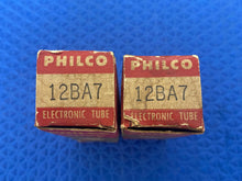 Load image into Gallery viewer, 2 Philco 12BA7 Vacuum Tubes Valves NOS NIB Lot Of Two