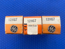 Load image into Gallery viewer, Matched Trio General Electric GE 12HG7 12GN7 12GN7A Vacuum Tubes NOS NIB Fat Bottles