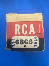 Load image into Gallery viewer, RCA 6BG6 6BG6G Vacuum Tube Output Tube Shoulder Shape NOS NIB