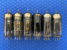 Load image into Gallery viewer, 6 12BY7 12BY7A 12BV7 Gray Glass Vacuum Tubes Lot Of Six