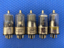 Load image into Gallery viewer, 5 US-Made 12Q7 12Q7GT Vacuum Tubes Valves NOS NIB Lot Of Five