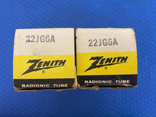 Load image into Gallery viewer, 2 Zenith 22JG6 22JG6A Vacuum Tubes Valves NOS NIB Lot Of Two