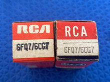 Load image into Gallery viewer, Matched Pair RCA 6FQ7 / 6CG7 Vacuum Tubes Valves NOS NIB