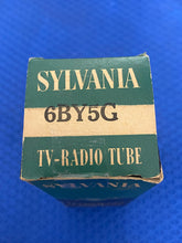 Load image into Gallery viewer, Sylvania 6BY5 6BY5G Vacuum Tube Valve NOS NIB Shoulder ST Shape