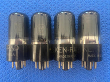 Load image into Gallery viewer, Matched Quad Ken-Rad 6V6 6V6GT Vacuum Tubes Valves